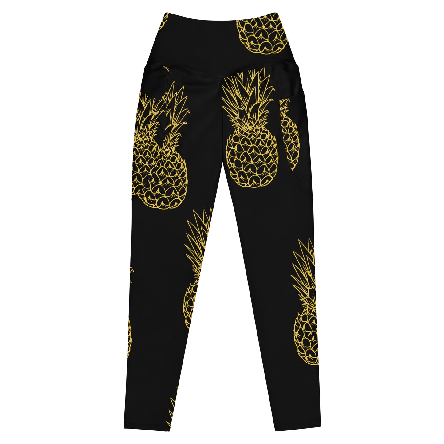 Pineapple Bliss Women's Leggings With Pockets - FLAKOUT