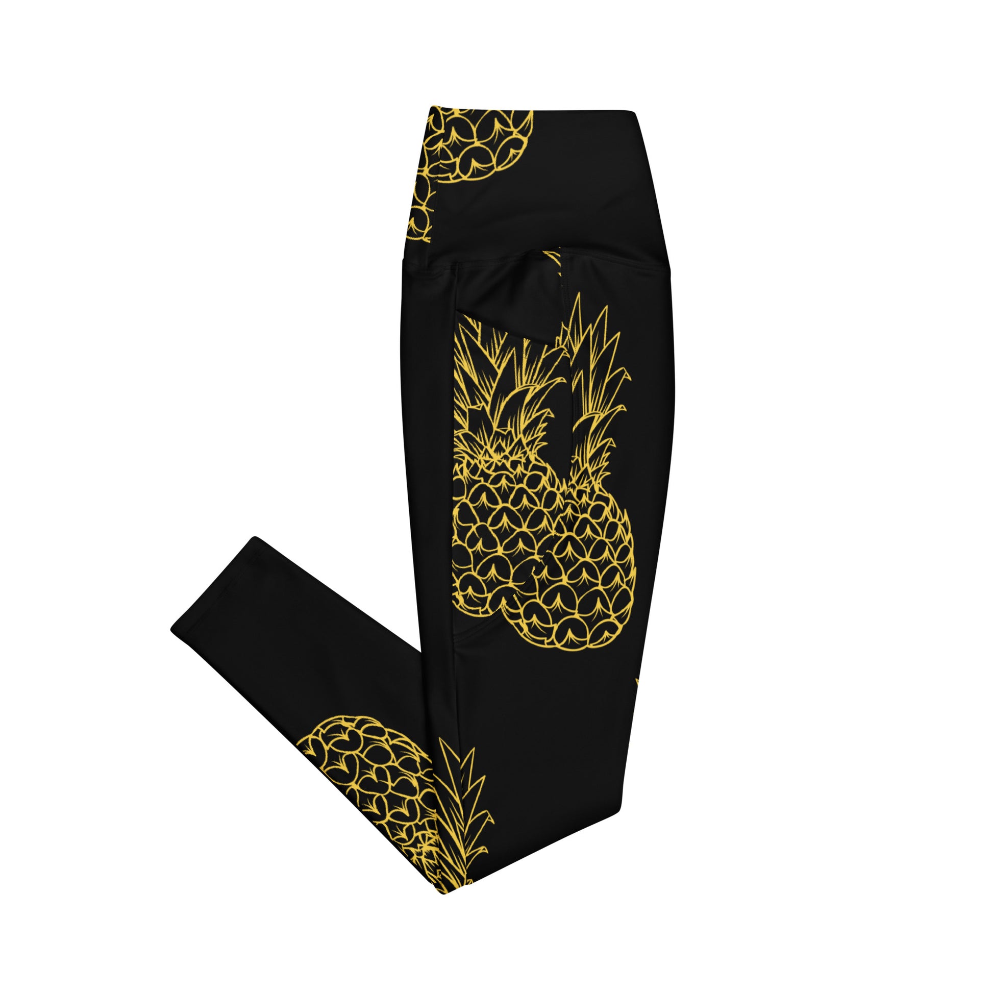 Pineapple Bliss Women's Leggings With Pockets - FLAKOUT