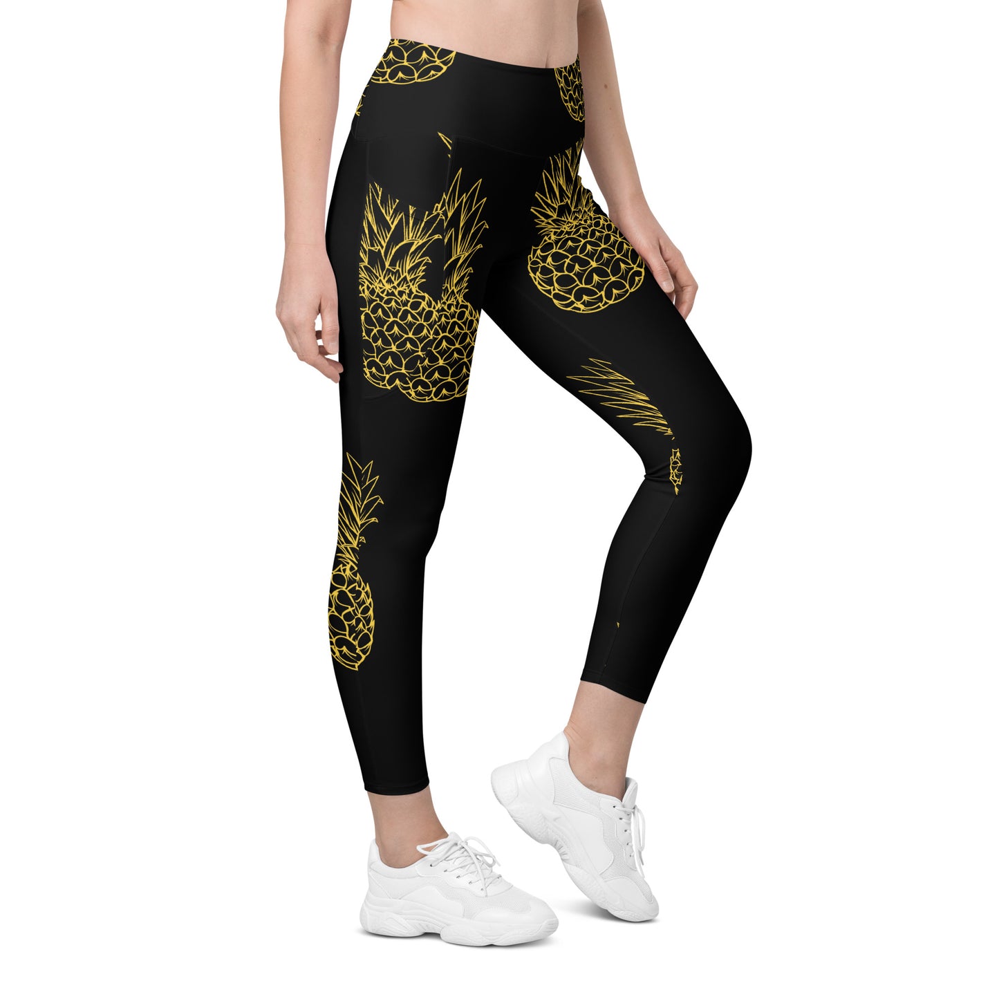 Pineapple Bliss Women's Leggings With Pockets - FLAKOUT