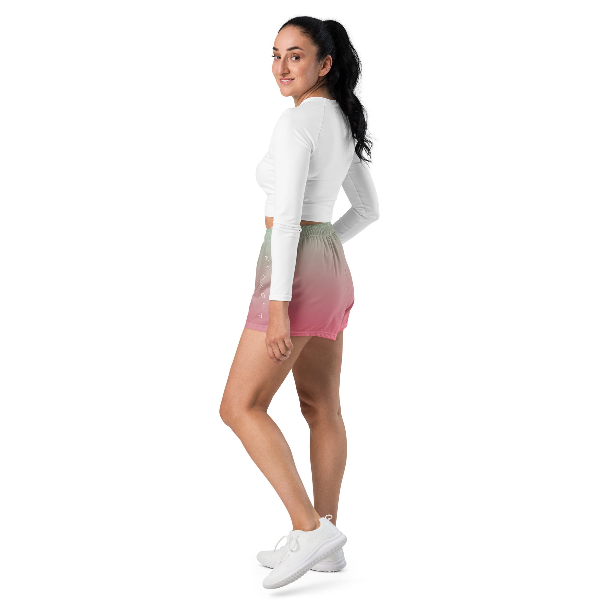 Minty Rose Women’s Recycled Shorts - FLAKOUT