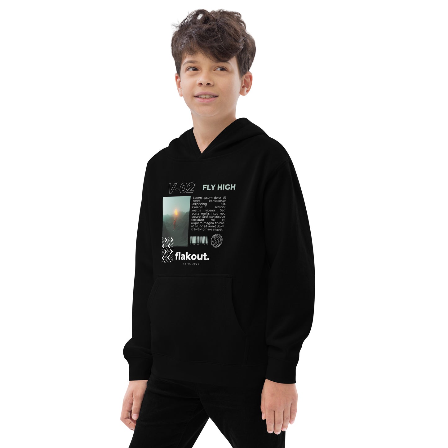 Fly High Voyager Kid's Hoodie - FLAKOUT