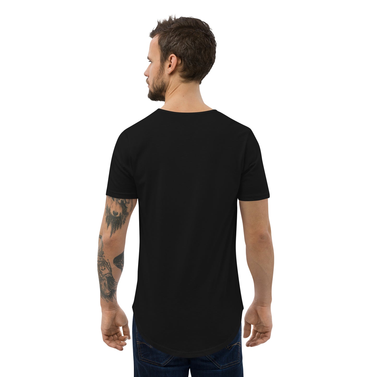 Fly High Voyager Men's Curved Hem T-Shirt - FLAKOUT