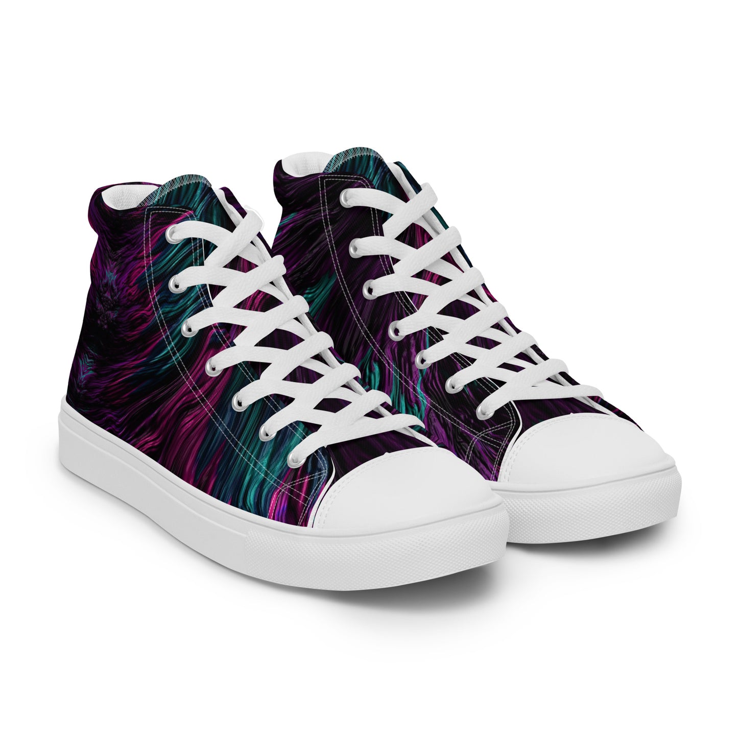 Harmony Fusion Men’s High Top Canvas Shoes - FLAKOUT