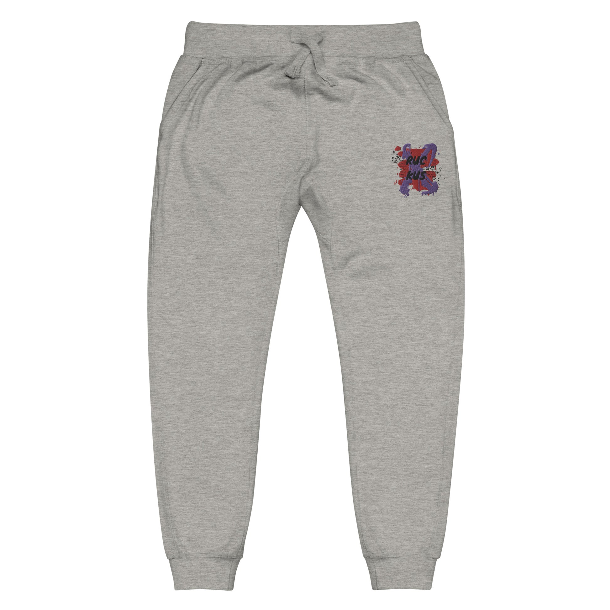 Ruckus Embroidered Unisex Fleece Sweatpants - FLAKOUT