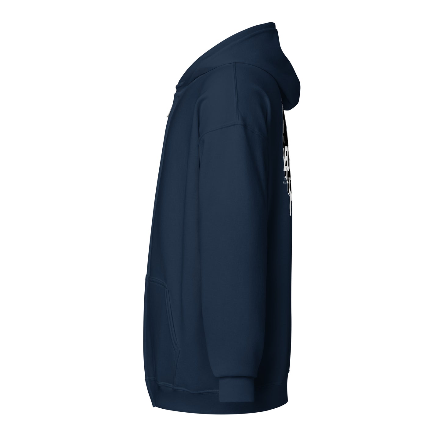 Lunar Eclipsis Heavy Harmony Fusion Zip Hoodie - Navy - FLAKOUT