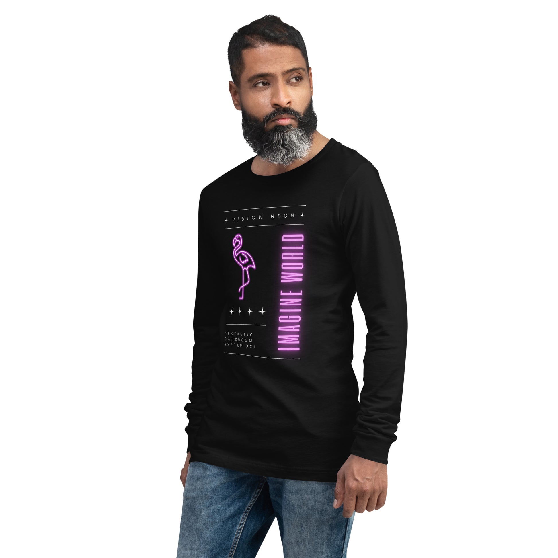 Vision Neon Utopia Long Sleeve Tee - FLAKOUT