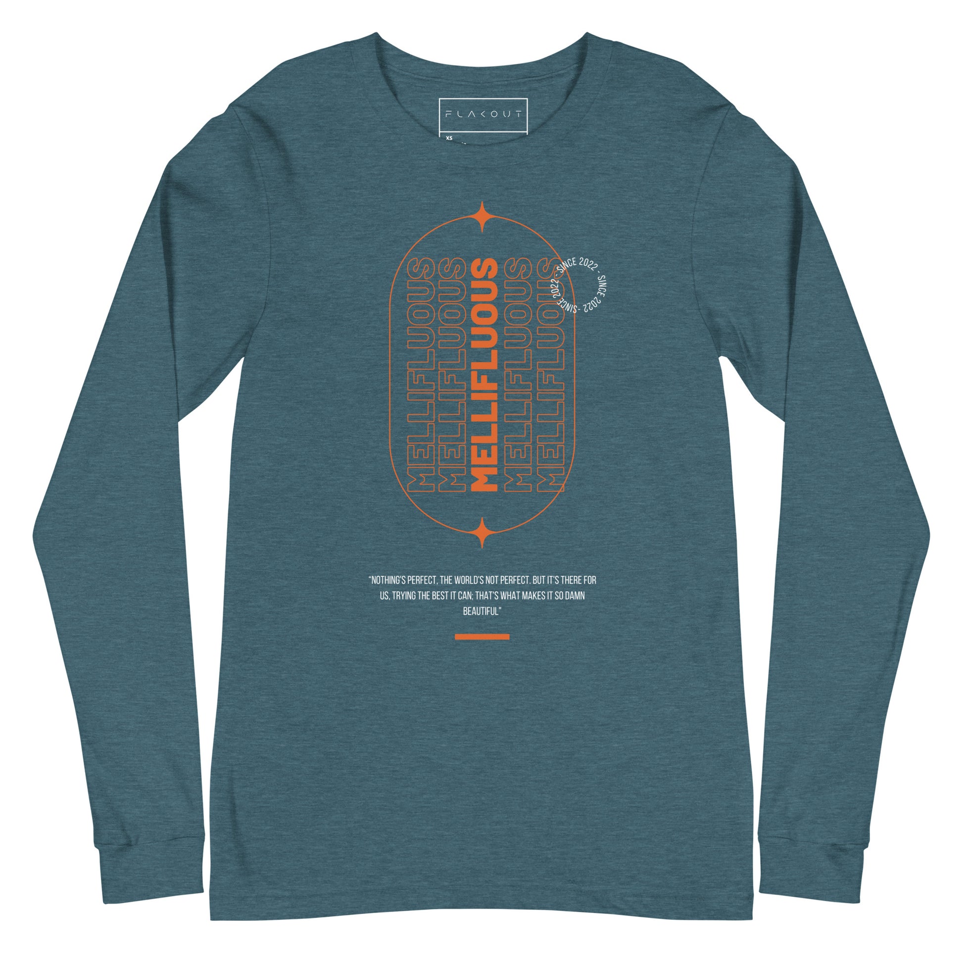 Tranquil Mellifluous Attire Long Sleeve Tee - FLAKOUT