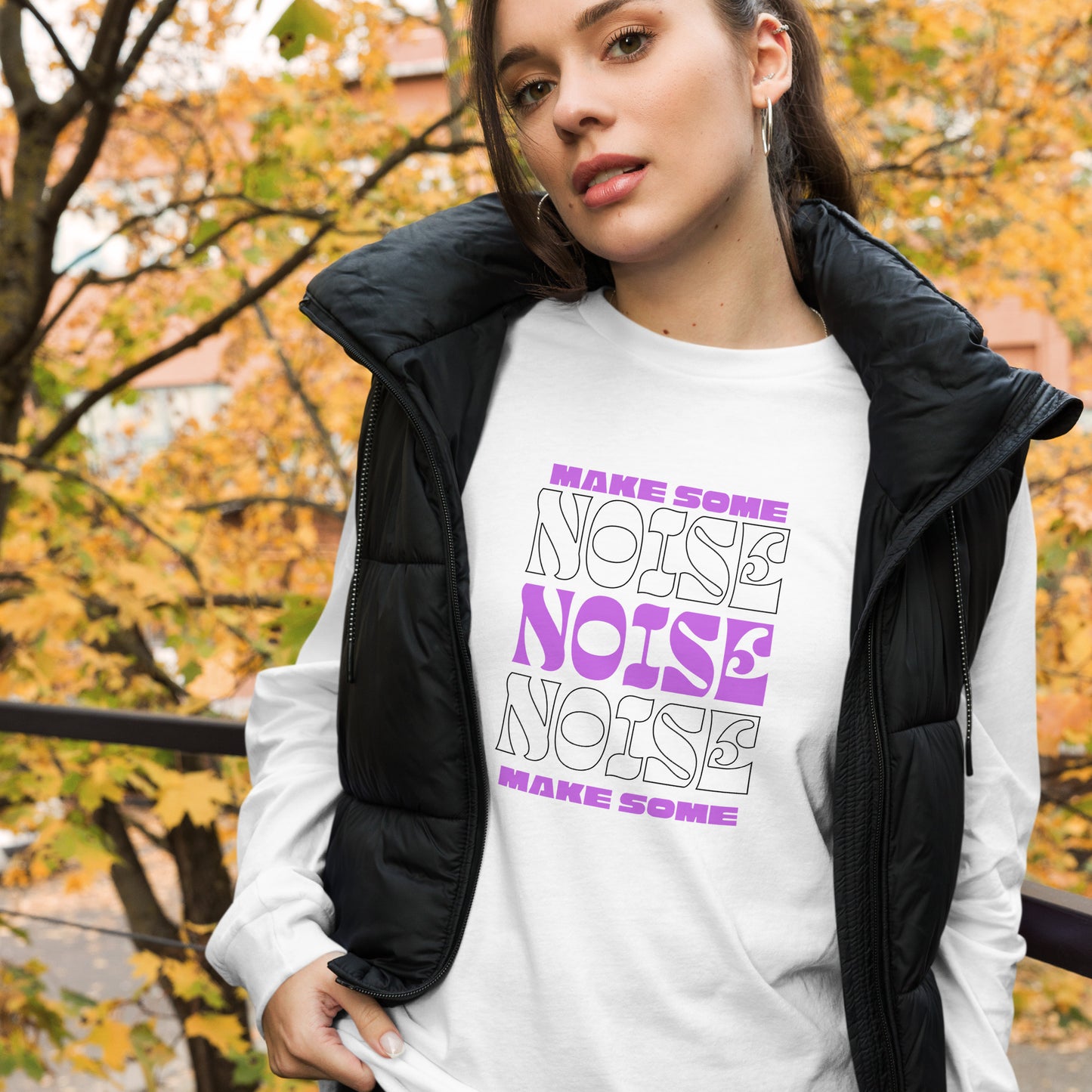 Resonance Make Some Noise Swagger Long Sleeve Tee - FLAKOUT