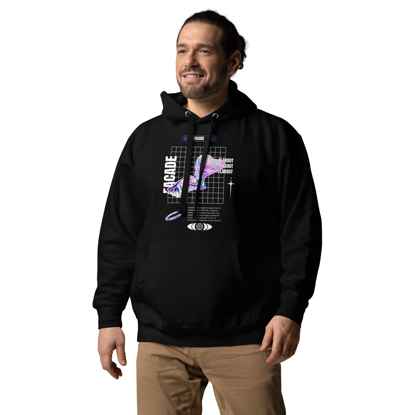 Facade Unisex Hoodie - FLAKOUT