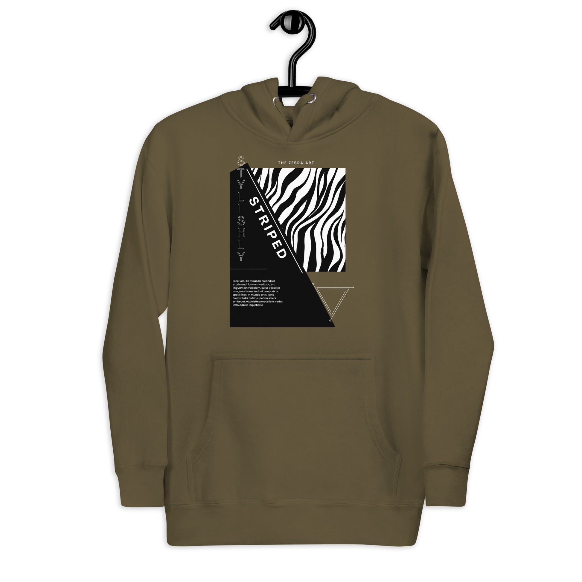 The Zebra Art Unisex Hoodie - FLAKOUT