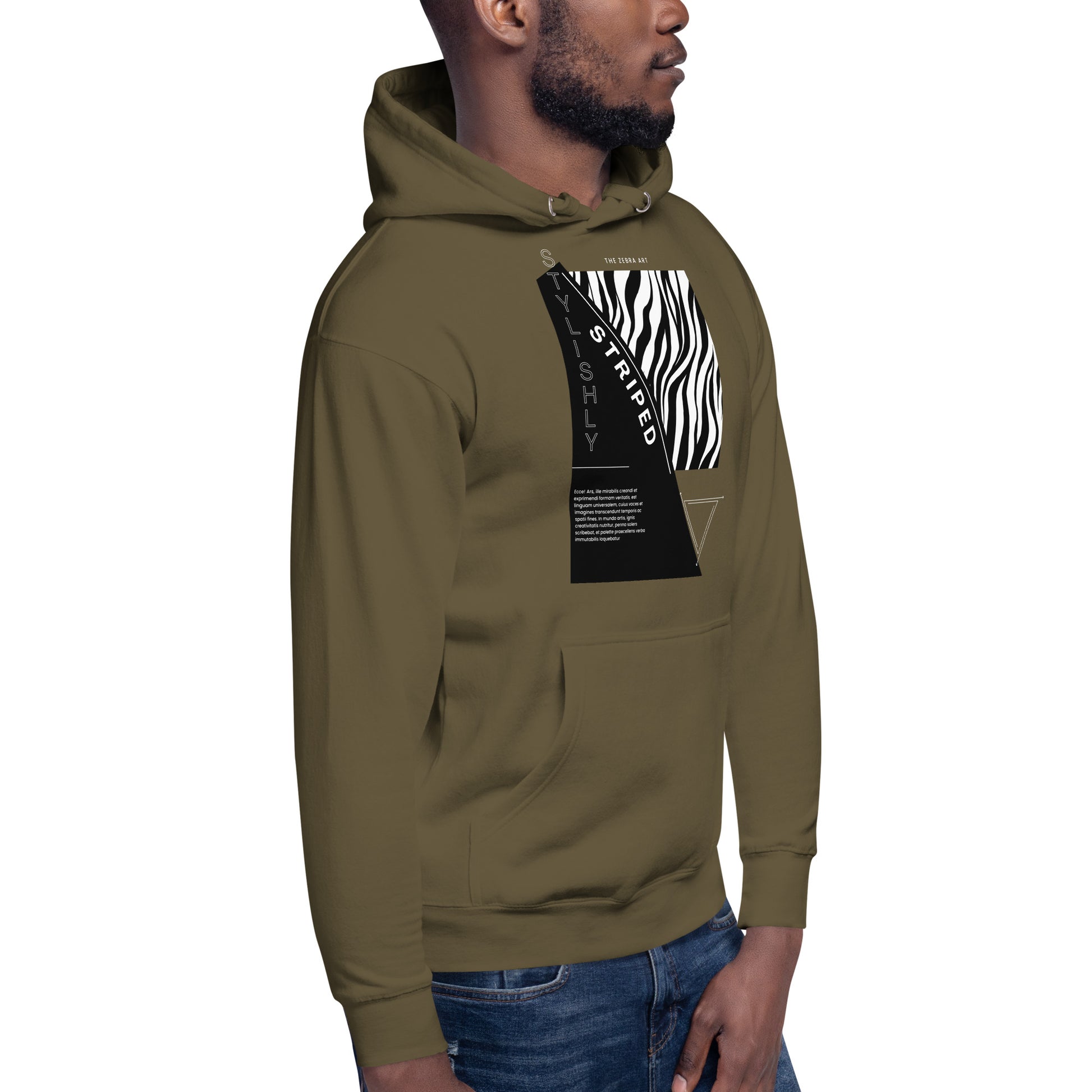 The Zebra Art Unisex Hoodie - FLAKOUT