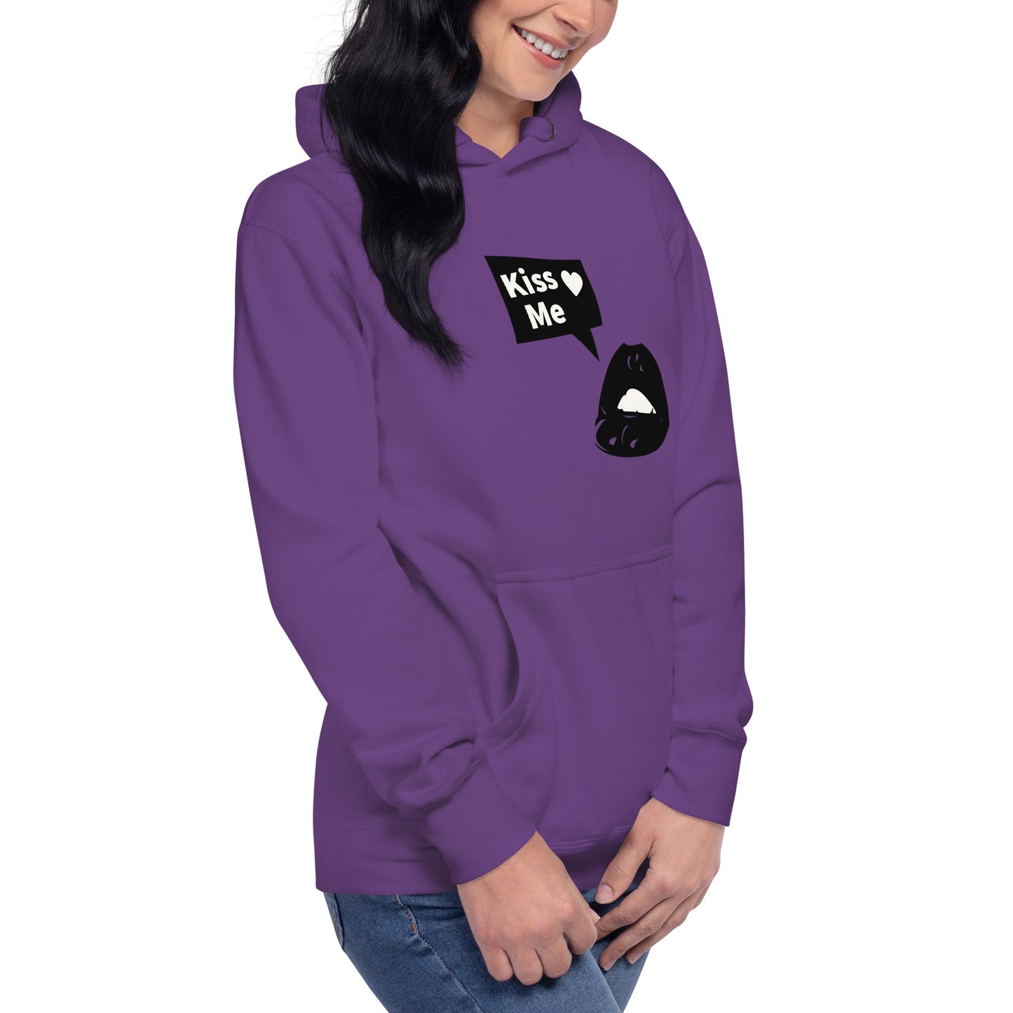 Sweet Talker Kiss Me Women's Hoodie - FLAKOUT