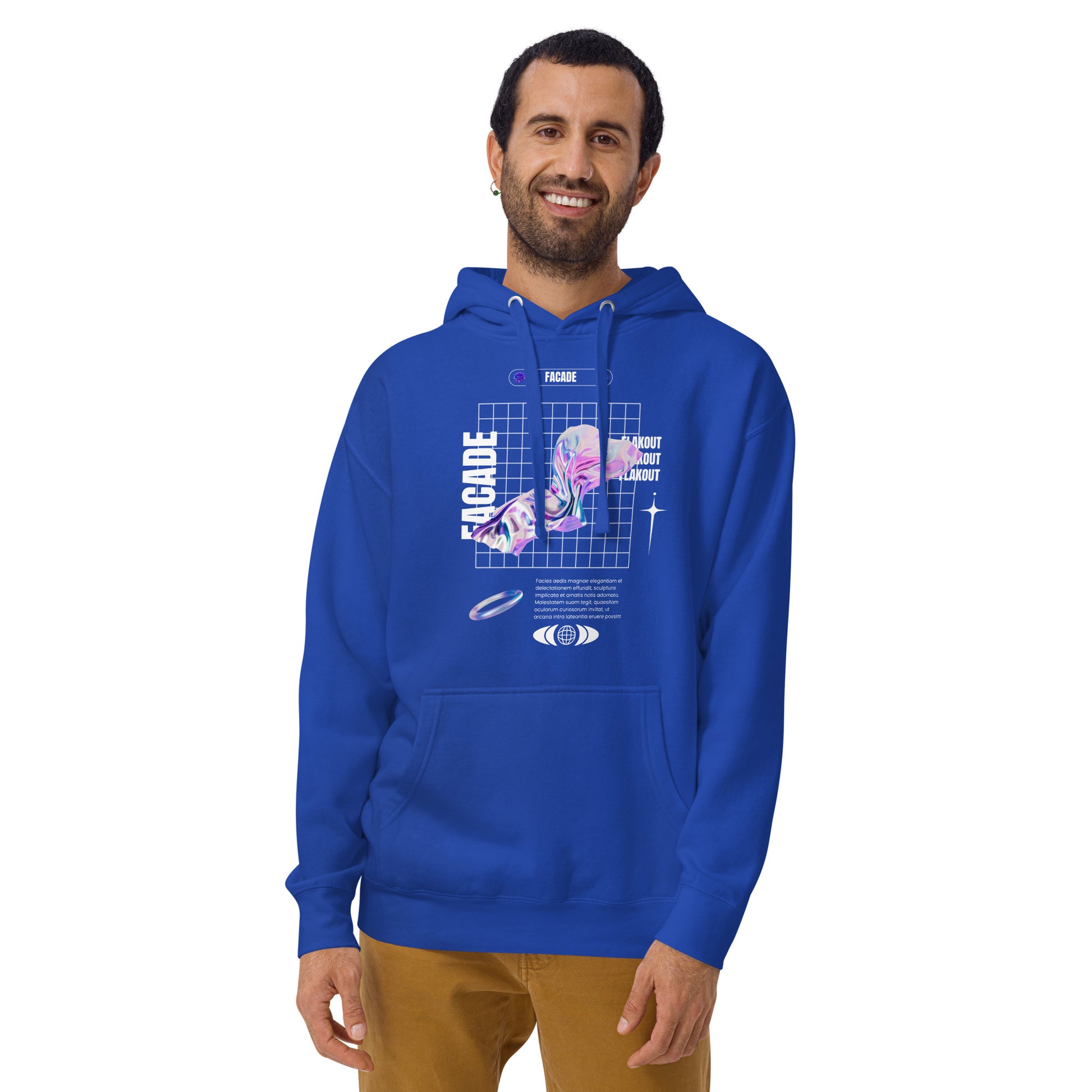 Facade Unisex Hoodie - FLAKOUT