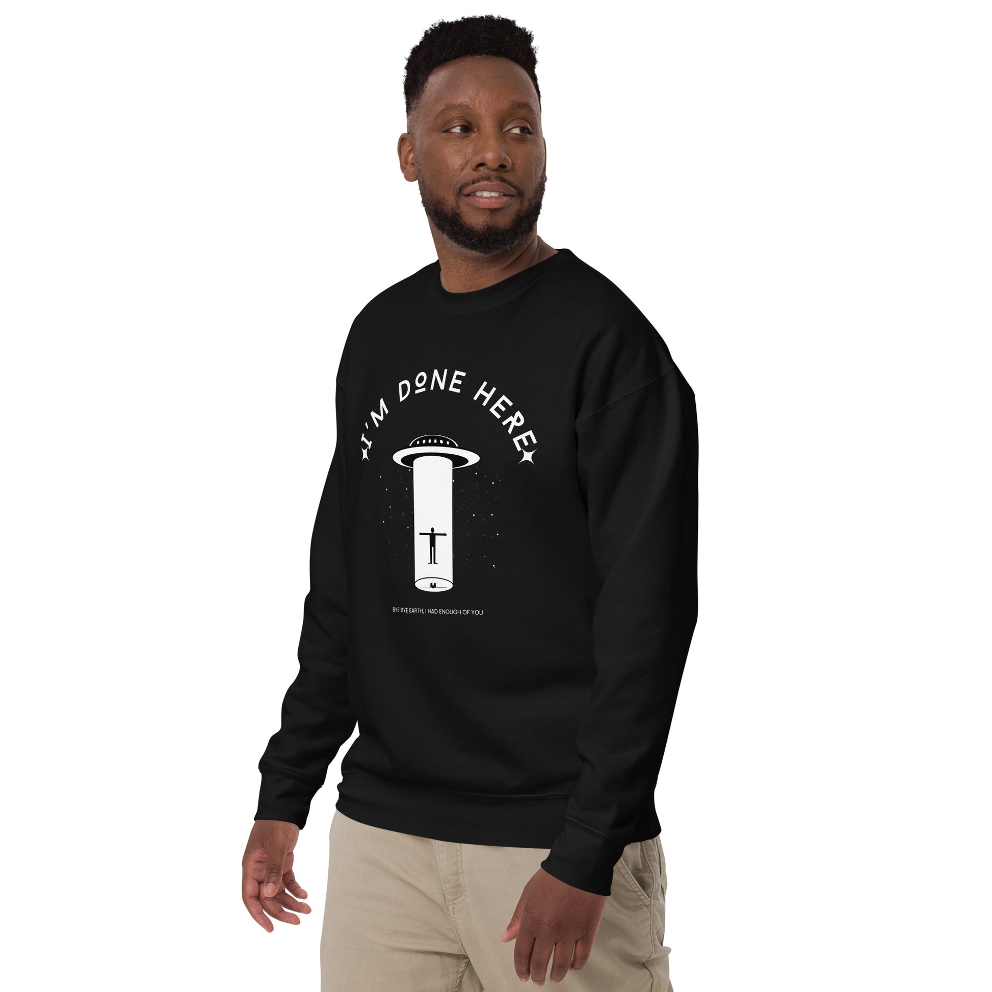 I'm Done Here Unisex Fleece Sweatshirt - FLAKOUT