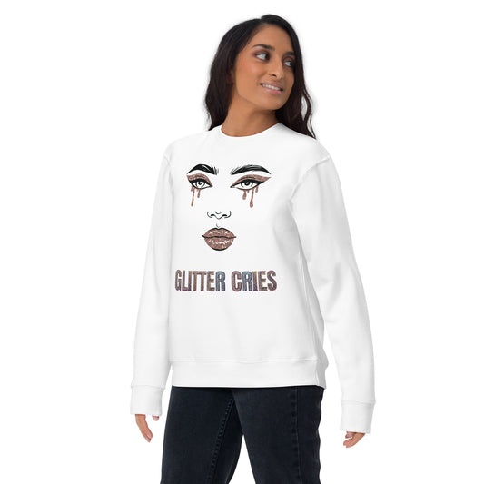 Glitter Cries Women's Fleece Sweatshirt - FLAKOUT