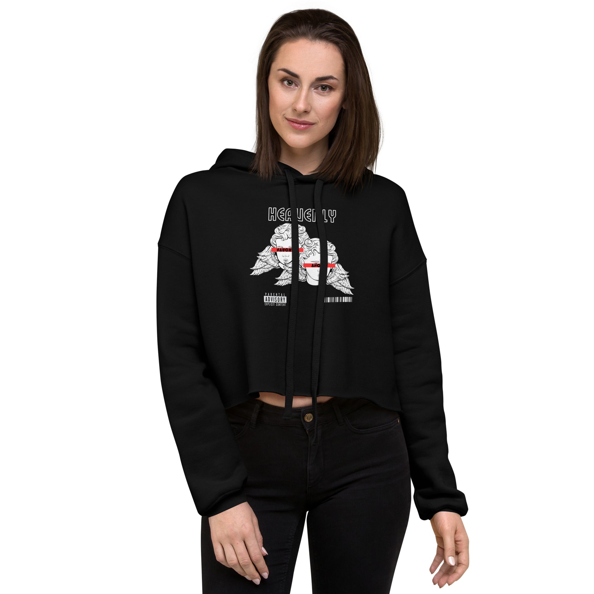 Naughty Angels Women's Crop Hoodie - FLAKOUT