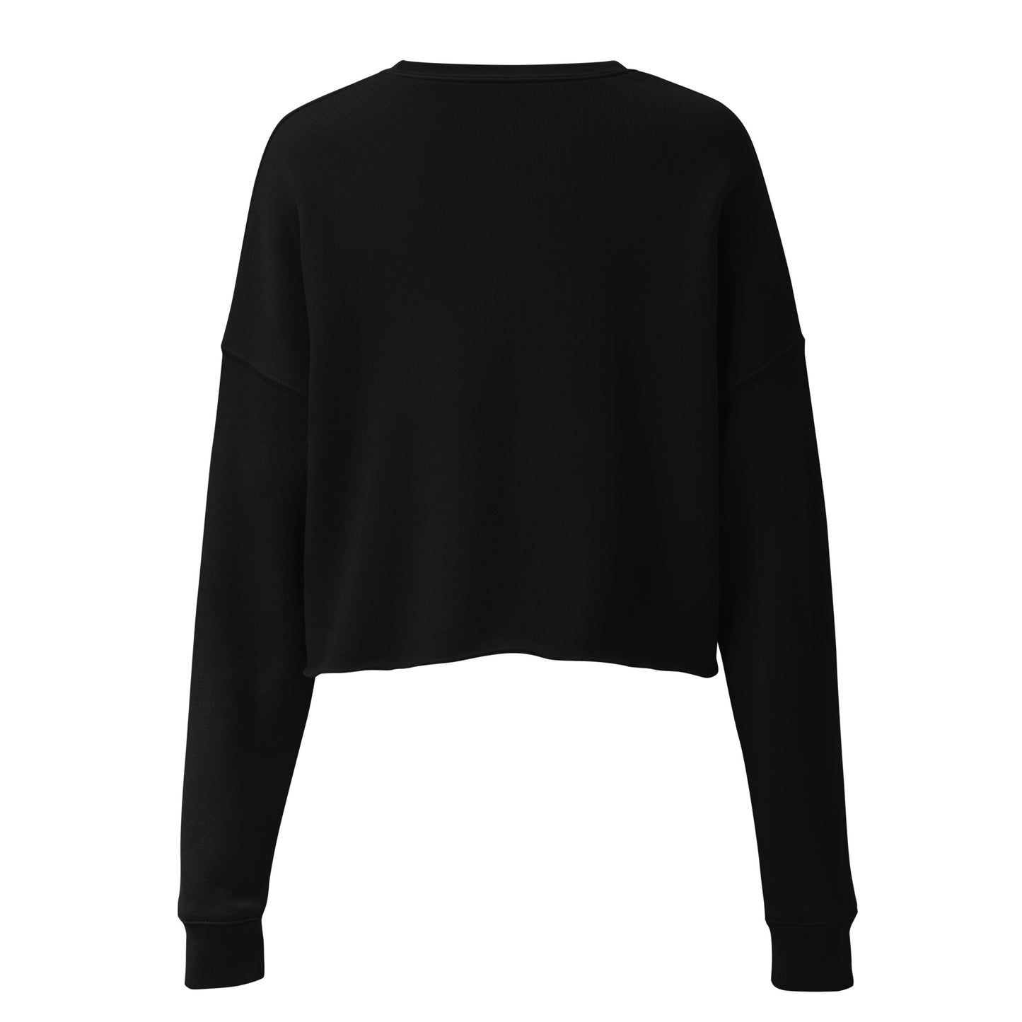 Lunar Eclipsis Women's Crop Sweatshirt - Black - FLAKOUT