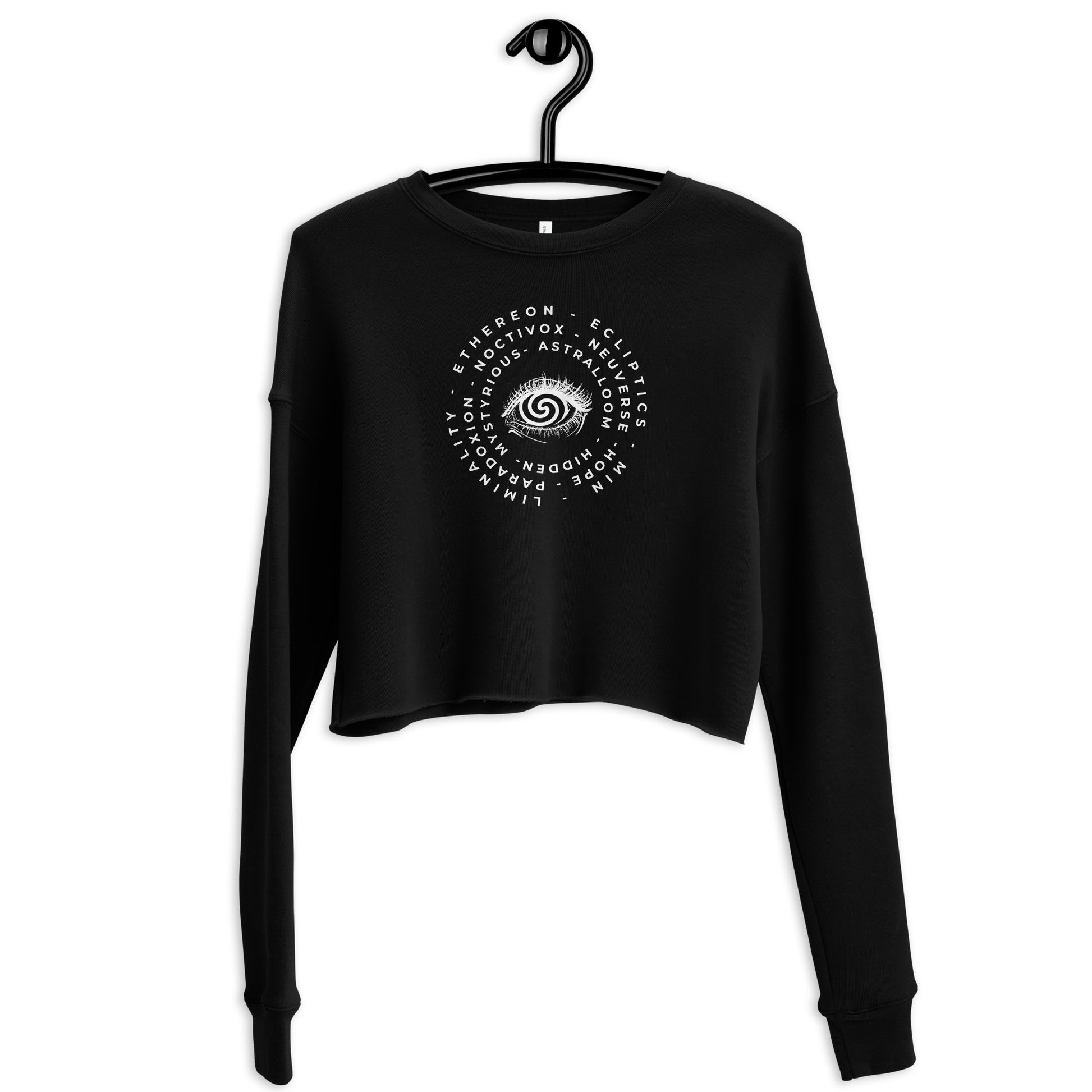 Hidden Truth Women's Crop Sweatshirt - FLAKOUT