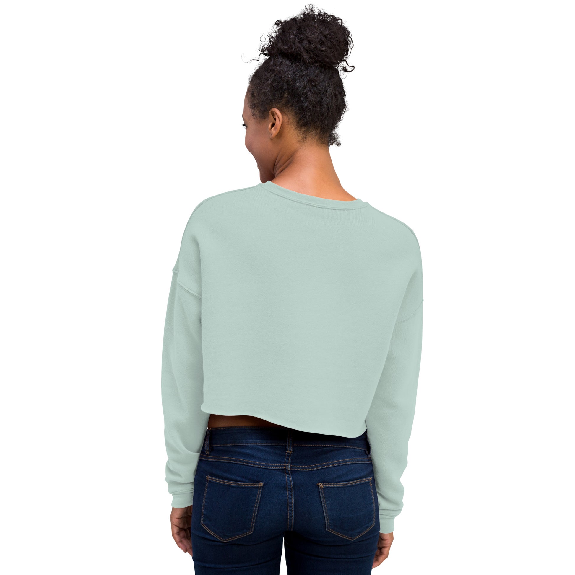 Parallelis Women's Crop Sweatshirt - FLAKOUT