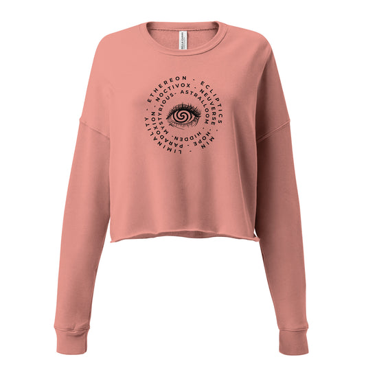 Hidden Truth Women's Crop Sweatshirt - FLAKOUT