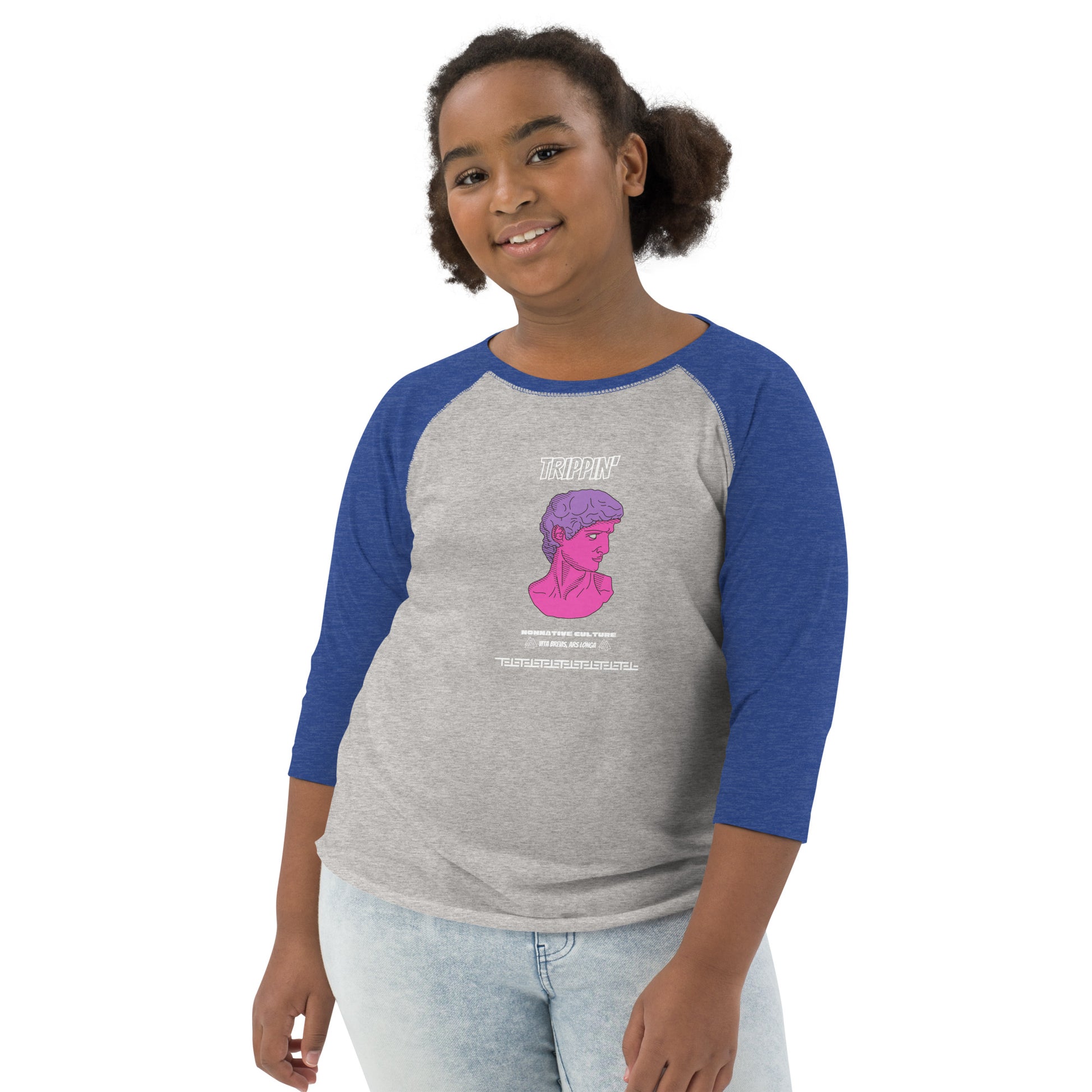 Nonnotine Dreamscape Trippin Kid's Long Sleeve Shirt - FLAKOUT