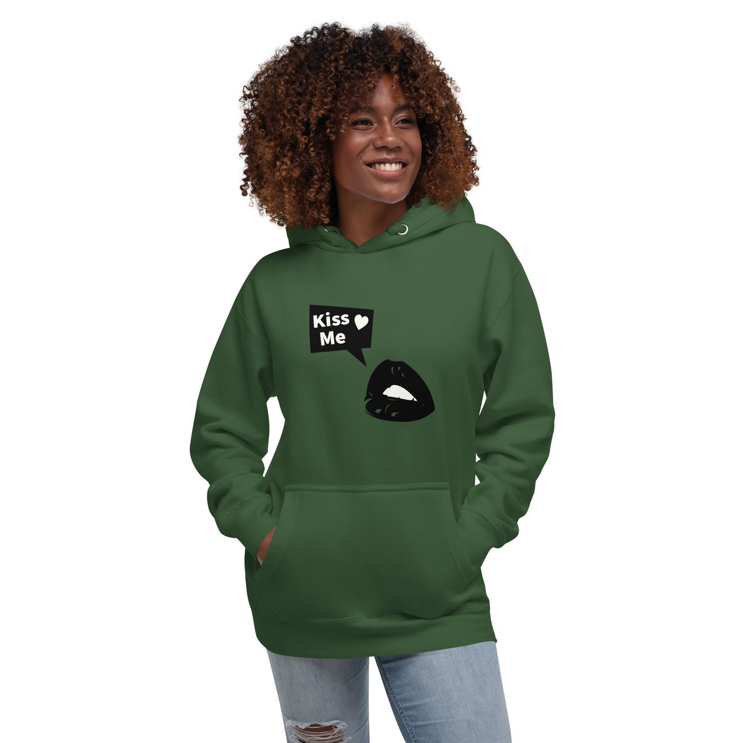 Sweet Talker Kiss Me Women's Hoodie - FLAKOUT