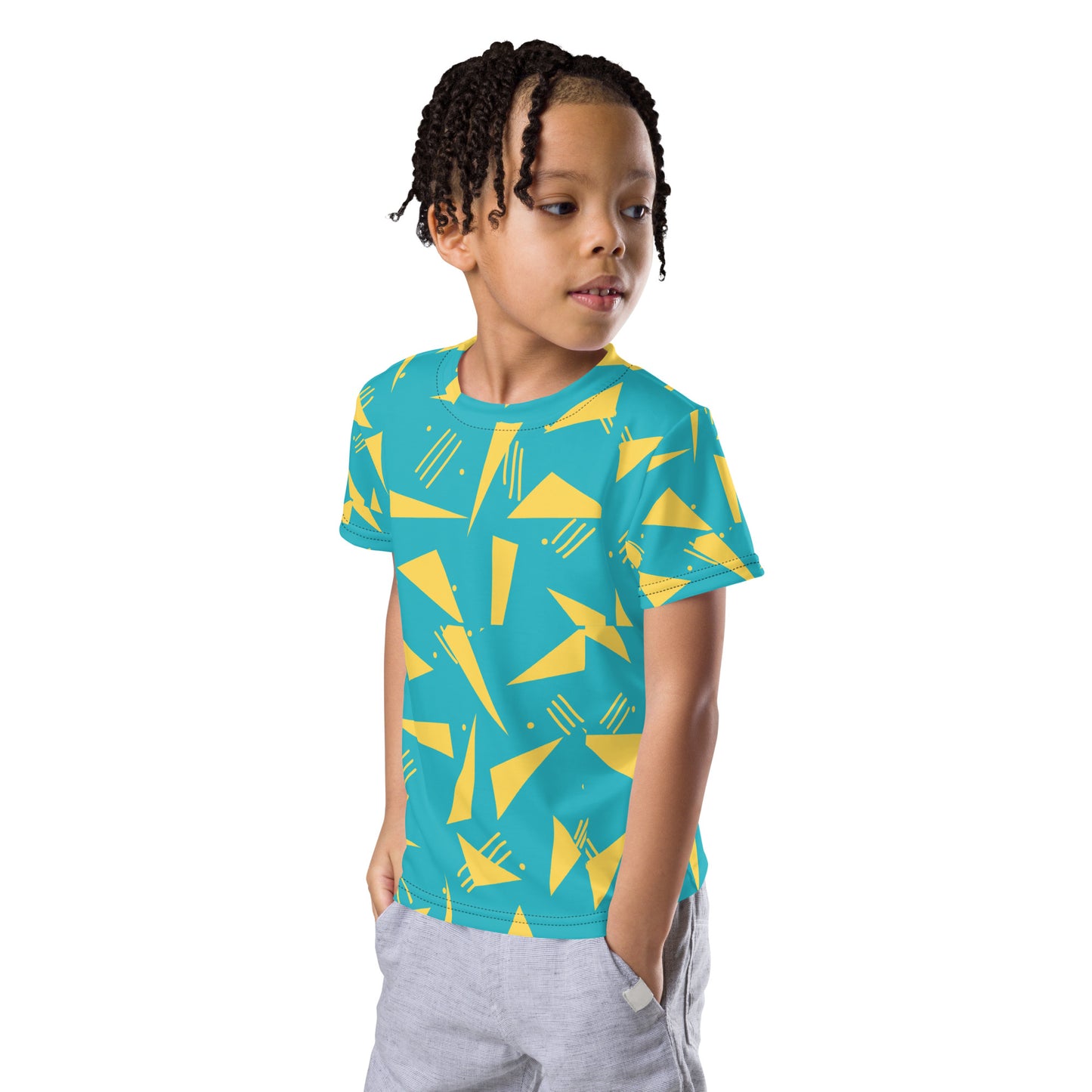 Kid's T-shirt Triangles - FLAKOUT